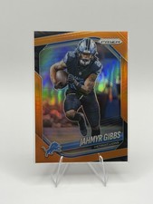 2025 Panini Prizm Jahmyr Gibbs Detroit Lions Orange Prizm #70 /249