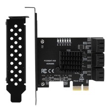 PCIE to 6Port Expansion Card for ASM1166 Master SATA3.0 Hard Disk, 6G ASM1166