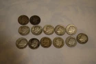 LOLT OF 13 90% SILVER DIMES ROOSEVELT & MERCURY IN CIRCULATED CONDITION