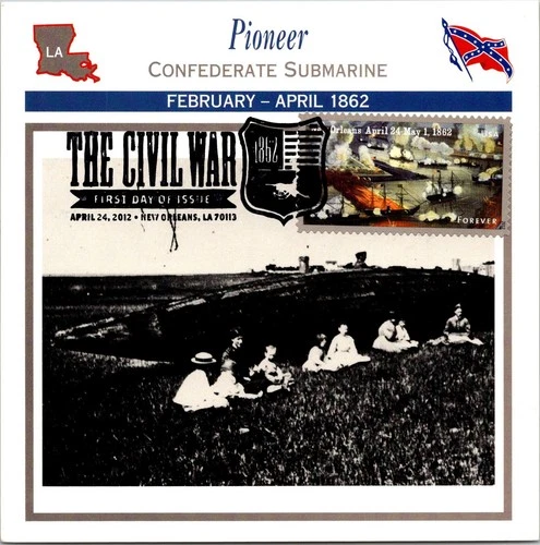 Dr Jim Stamps Maximum Card New Orleans 1862 Forever The Civil War Fdc