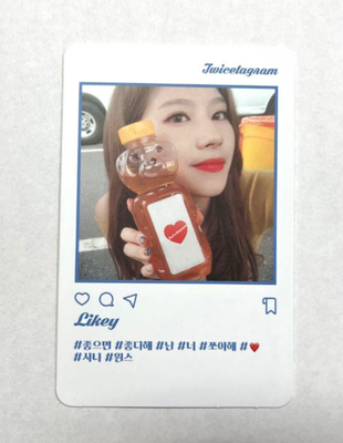 K-POP・アジア TWICE monograph Twicetagram Likey TWICE Twicetagram Monograph Likey Official Photocard Each Member