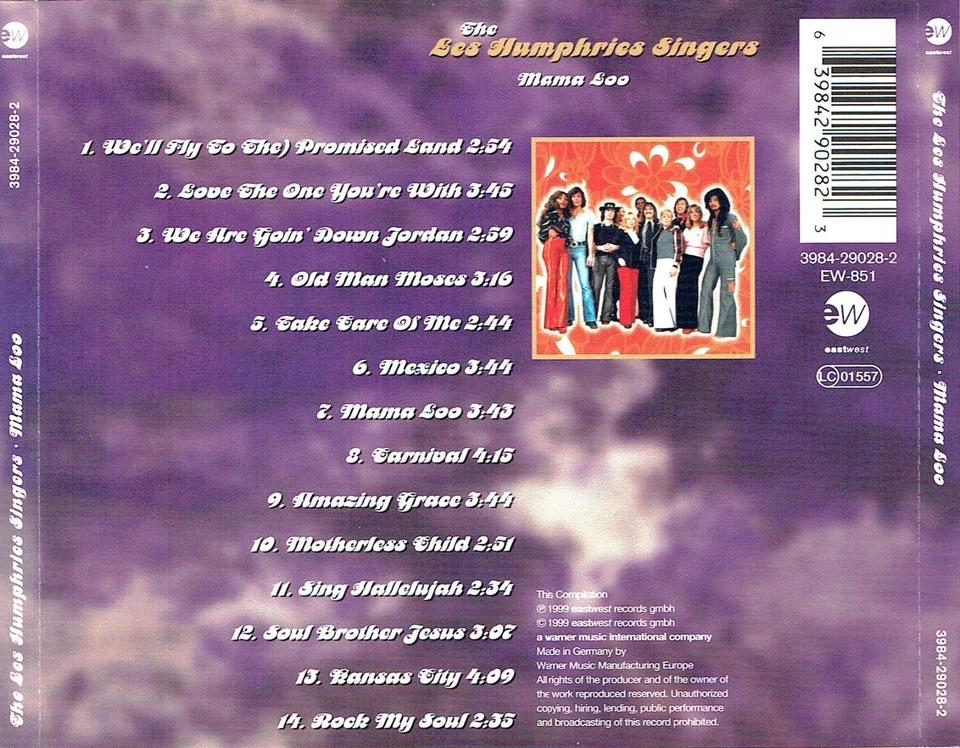 (CD) The Les Humphries Singers - Mama Loo - Rock My Soul, Mexico, Kansas City - Bild 2 von 2