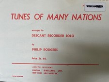 Tunes of Many Nations - Descant Recorder - Philip Rodgers