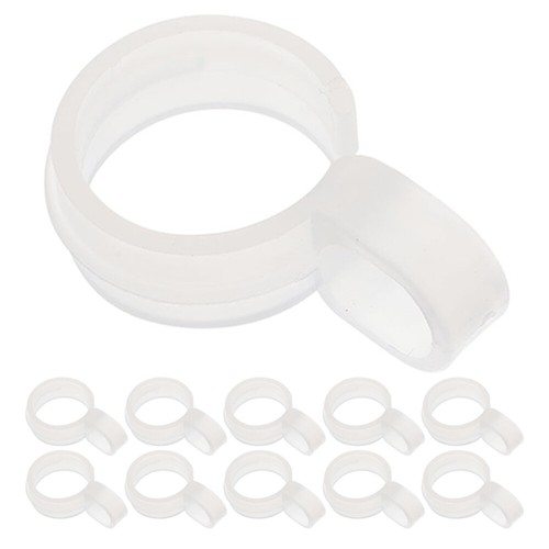 20 Pcs Windproof Clothes Hanger Plastic Hooks for Hanging Clothing - Afbeelding 2 van 12