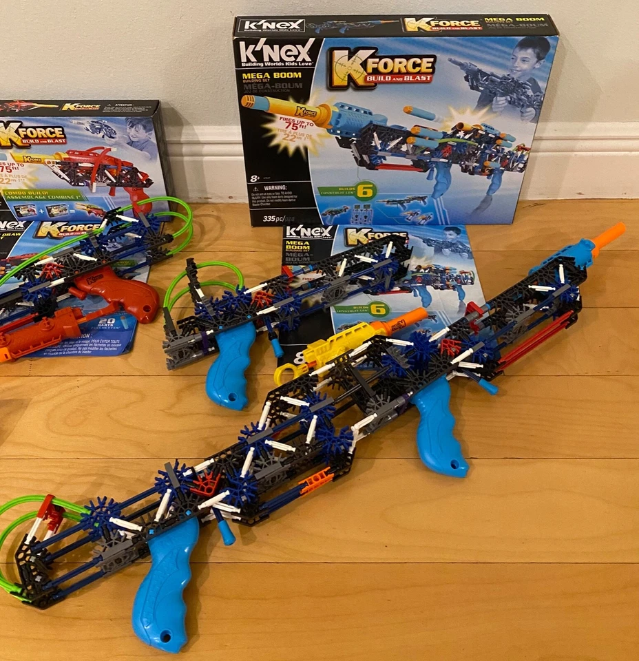 K'NEX K-FORCE Doble Cruz Arco de Batalla Mega Boom K-10V Incluye 4 Juegos de Construcción Foto 2 de 4