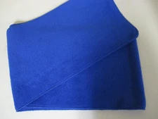 Royal Blue Fleece Scarf (10 in wide x 67 in long) Unisex One Size