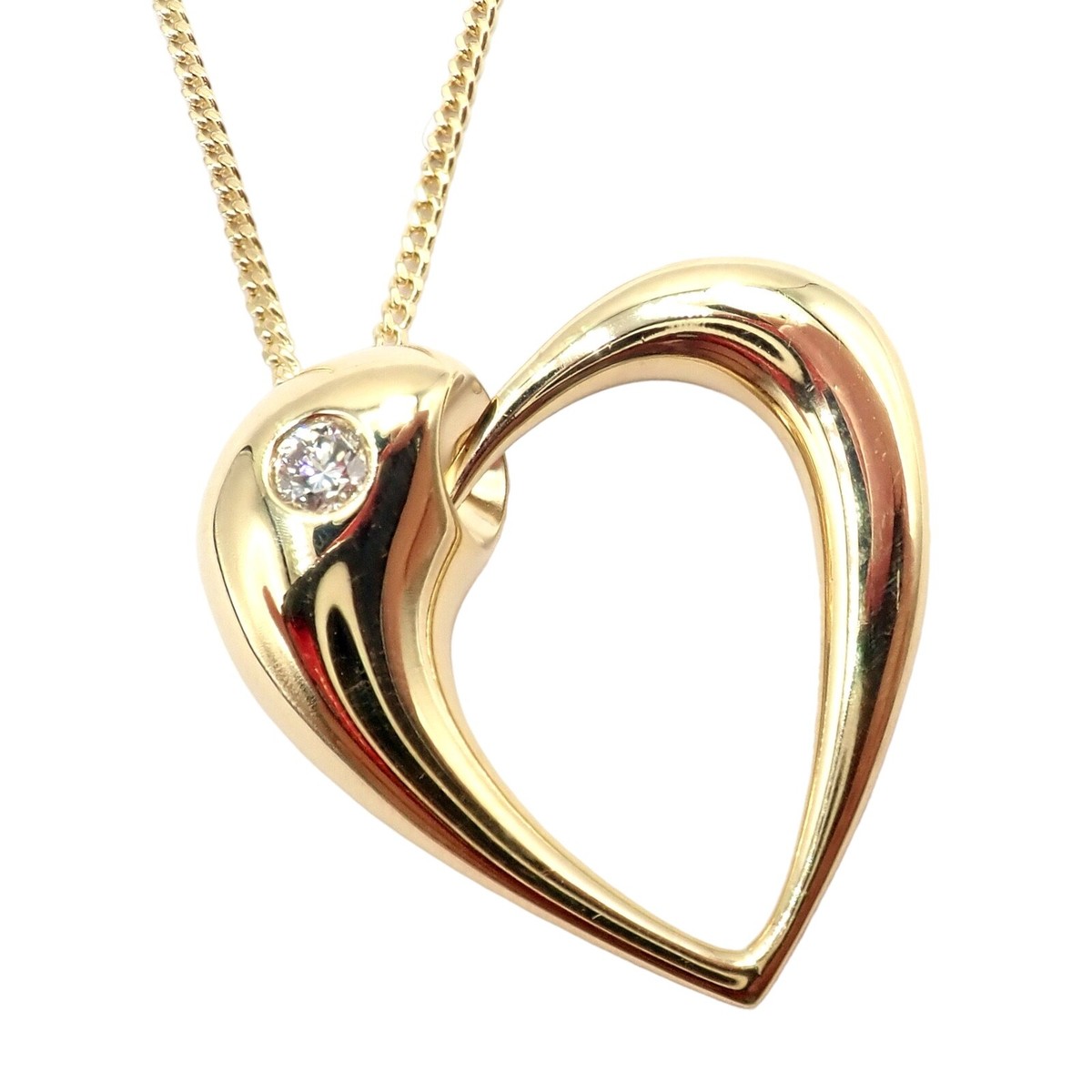 Rare Georg Jensen 18K Yellow Gold Diamond Snake Eating Tail