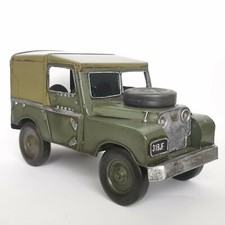 Blechmodell Land Rover Militär 28cm groß Metall British Army Oldtimer Modell
