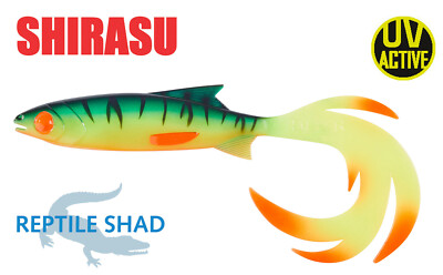 BALZER SHIRASU Shirasu Reptile Shad UV Booster 11 bis 24cm - Fireshark