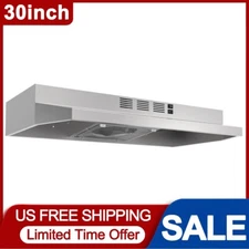 30inch Under Cabinet Range Hood Kitchen Cooking Fan 280CFM w/LED Stainless Steel