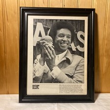 RARE ARTHUR ASHE 1975 TENNIS PICTURE OF THE MONTH “WHY IS THIS MAN SMILING?