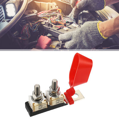 1 Set Auto 275A MRBF Terminal Fuse Block Double Studs Max Voltage 58V for Car