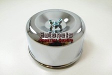Chrome 4 58 Air Cleaners Tri Power Three Deuce Intake 1 2 Bbl Hot Rat Rod Sbc