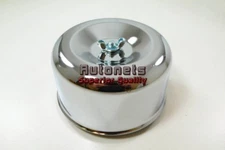 CHROME 4 5/8" AIR CLEANERS TRI POWER Three deuce INTAKE 1& 2 BBL HOT Rat ROD SBC
