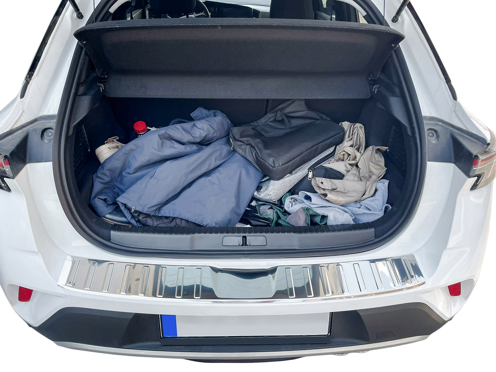 Lackschutz Folie Opel Mokka B Blackshell Lackschutz-Folie Für Opel Mokka B (ab 2021) – 4D Carbon Optik, Ladekante & Einstiegsleisten Ladekantenschutz Opel