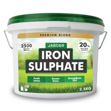 Jarder Iron Sulphate for Lawns Ferrous Sulphate Powder Turf Green Grass Growth