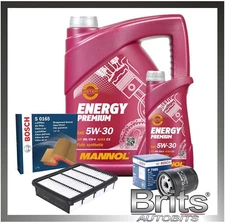 BOSCH OIL AIR FILTER & 6L OIL SERVICE KIT FOR MAZDA 6 2.2 SKYACTIV-D DIESEL