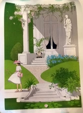 Villas-Lolita by Denis Paul Noyerlimited edition lithograph