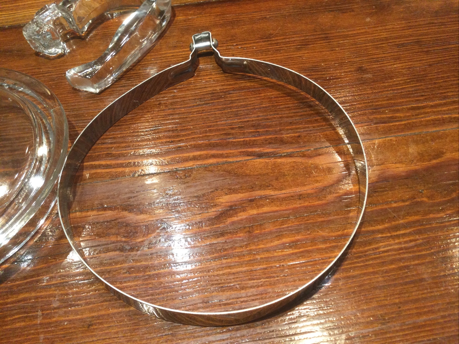 VTG Pyrex 9 Cup Percolator Coffee Pot LID, Glass Handle And Ring 7759C