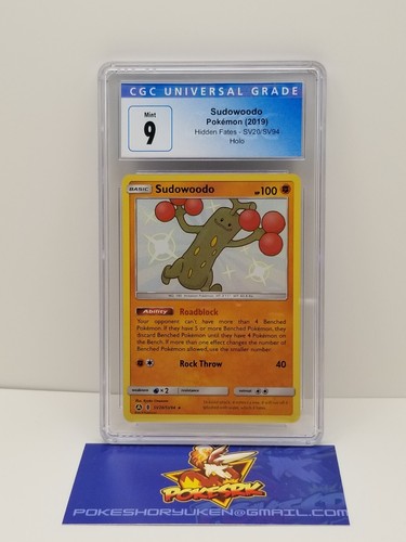 Sudowoodo graded CGC 9 for sale on eBay