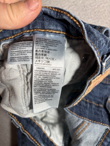 Levis 527 Jeans Men’s Size 30x30 (Fits 28x27) Boot Cut Western Blue Denim - Picture 2 of 11