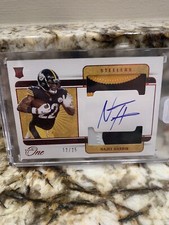 2021 Panini One - Najee Harris - DUAL ROOKIE PATCH AUTO RED RPA  /25 RARE SSP 🔥