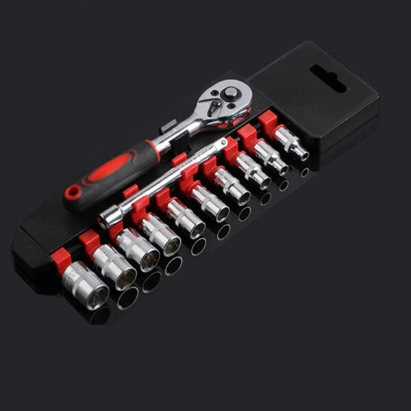 12 PCS Metric Socket Wrench Set Automotive Connecting Rod