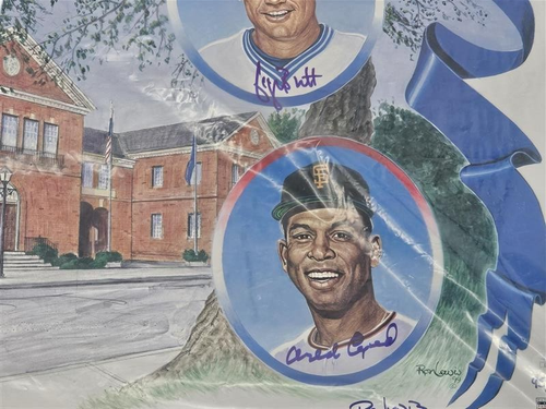 Brett Signed Poster 29x24 HOF 1999 Yount, Ryan Cepeda Auto JSA COA- CE87760 - Picture 11 of 11