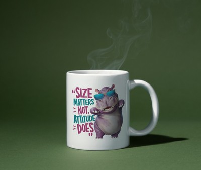 Lustige Tiermotiv Kaffeebecher mit Untersetzer - 10 Unzen Keramiktasse - 5 Variationen