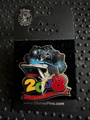 Disney Cruise Line Pin DCL 2008 Tinker Bell Ship Logo Year Dated