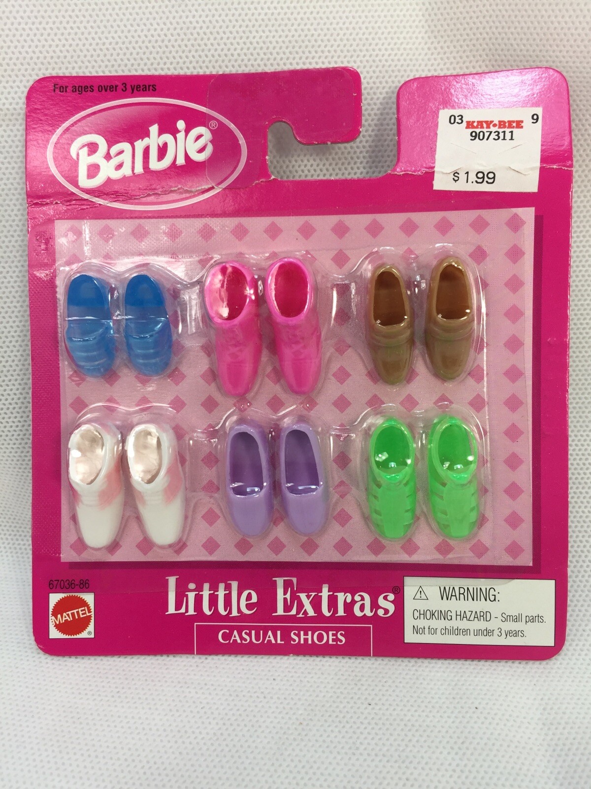 LOTTO Barbie Little Extras scarpe casual 6 pr blu verde lavanda stivali rosa caldo 1998