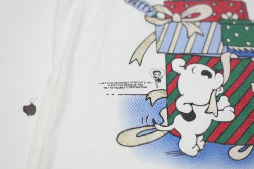 1997 Vintage Betty Boop Santa T-Shirt S.Stitch Made in USA Freeze - Picture 4 of 4