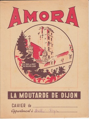 PROTECTS CAHIER AMORA LA MUSTARDE DE DIJON