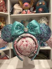 Disney Princess Jasmine Minnie Ears Bow Sequined Headband
