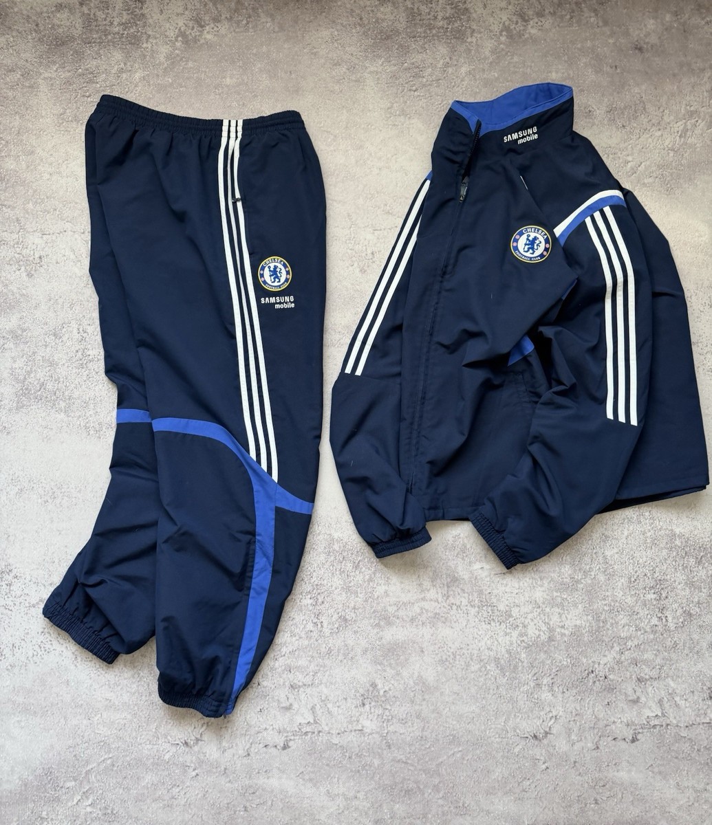 Adidas Chelsea FC Tracksuit Set Jacket Pants Samsung Vintage