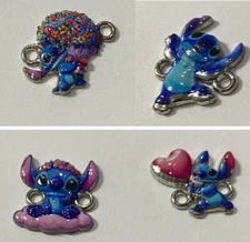 Lot Cartoon stitch charm Pendant DIY bracelet Necklace earring Jewelry 