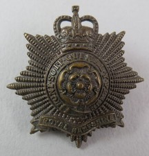 Bronze Officer Badge Royal Hampshire Regiment British Army Blade Fixing
