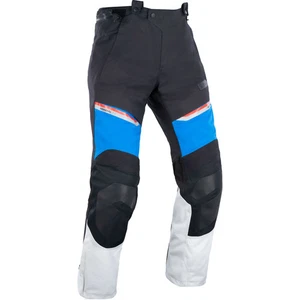 Oxford Mondial 2.0 Textile Motorcycle Trousers Waterproof Grey / Blue / Red