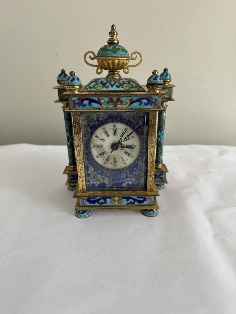 景泰蓝时钟古董时钟| eBay