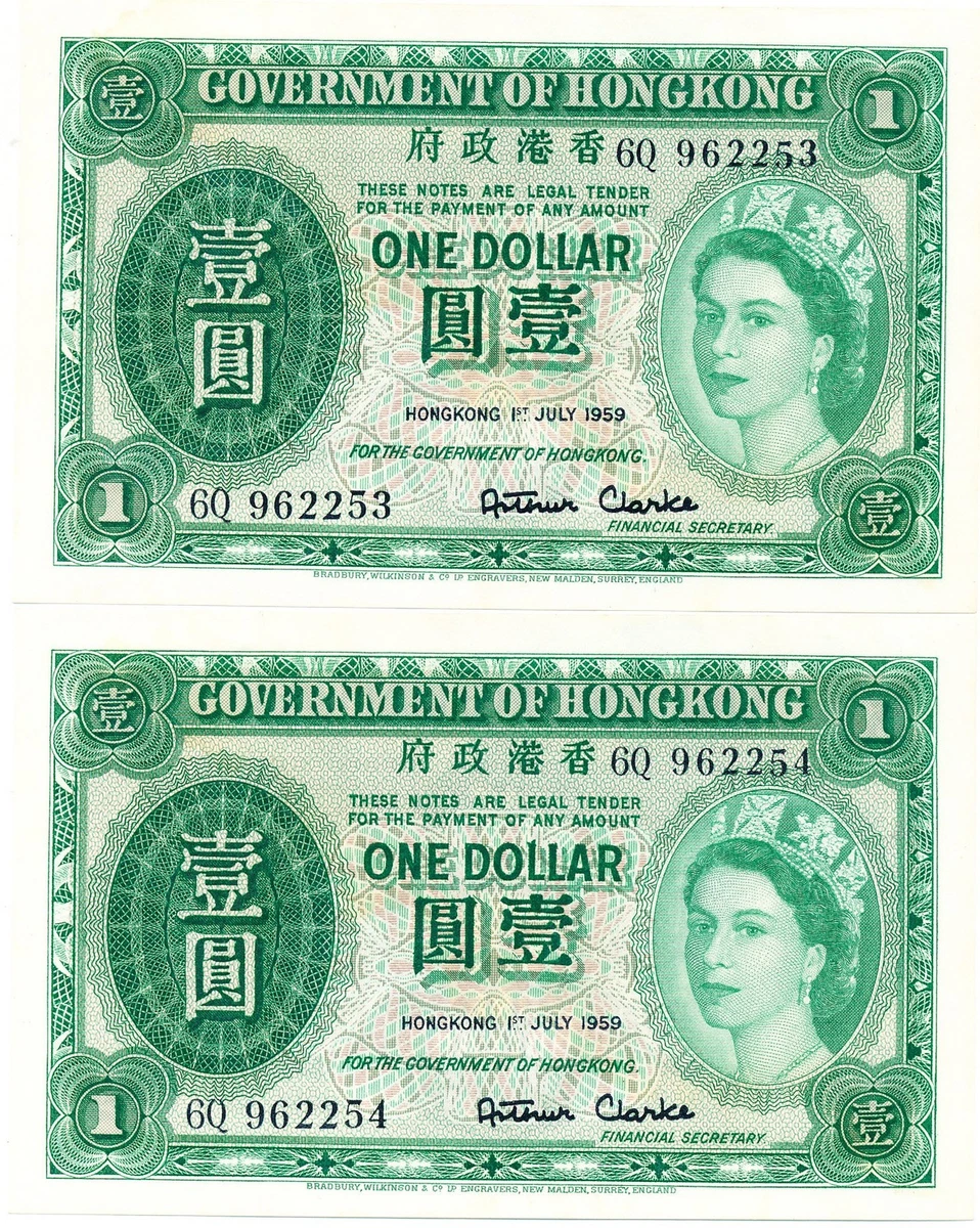 1959 Hong Kong Paper Money for sale | eBay