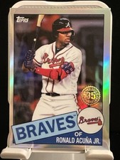 2020 Topps Chrome - 1985 Topps Ronald Acuña Jr. #85TC-25 Refractor
