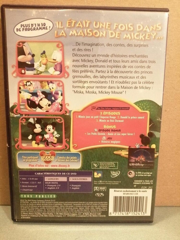 Simple Loading Checklist Mickey's House - Tales And Surprises 3/ Simple DVD | eBay UK