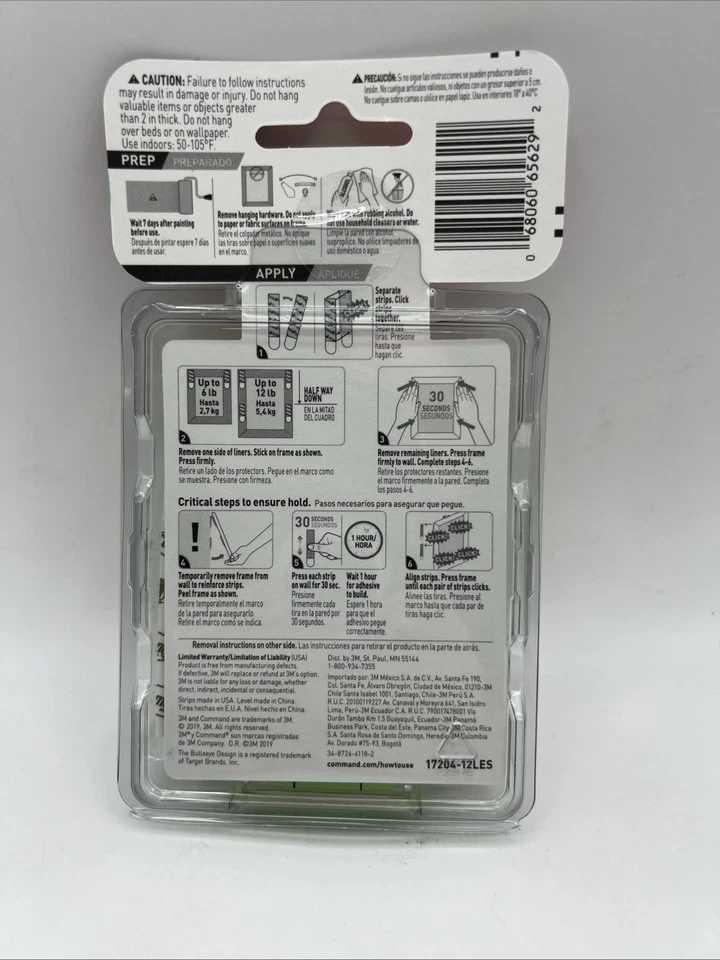 Command Picture Hanging Strips, White, 12 Medium Pairs Per Pack 1 Pack - Image 4 of 4