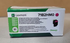 Toner Lexmark 71B2HM0 Magenta New Original Packaging Genuine Lexmark CS517 CX517 Rg VAT