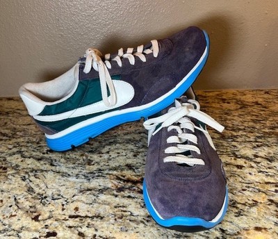 Nike Internationalist Men s Size 11 Teal Purple Suede Retro Sneakers Running