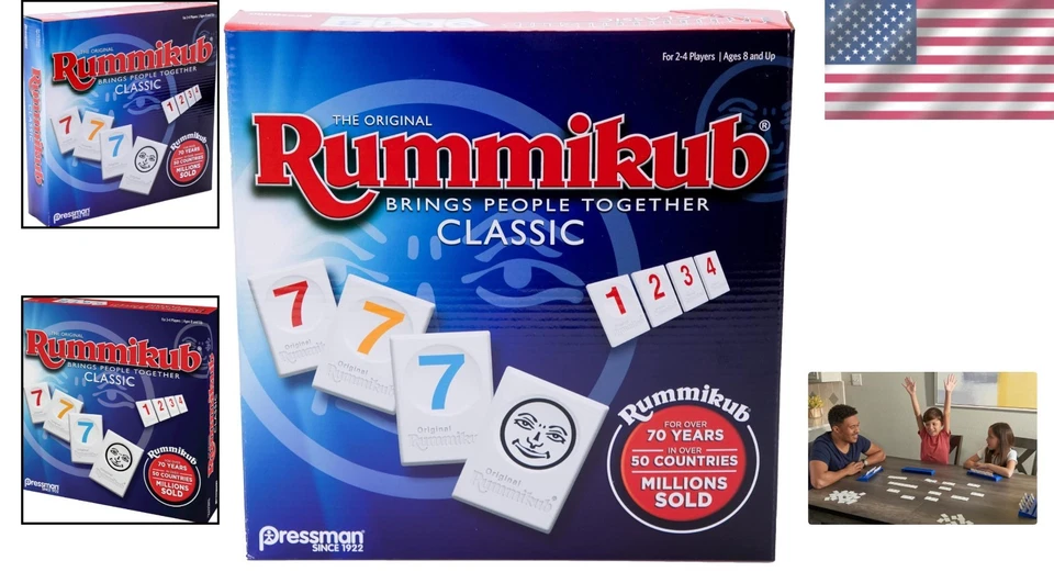Exciting Rummikub Game -  Rummy Tile Game with STEM Benefits for Ages 8+ - Image 2 of 4