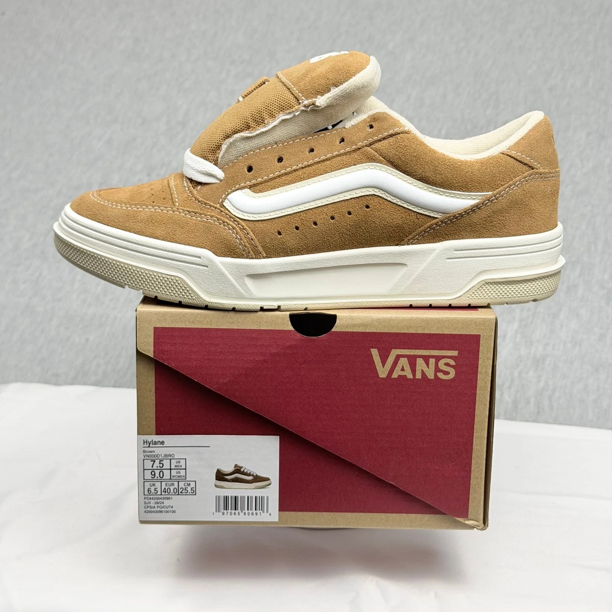 VANS Hylane Men\'s 7.5 Women\'s 9.0 Brown VN000D1JBRO New In Box Vans Hylane Brown - VN000D1JBRO for sale | eBay main image 4