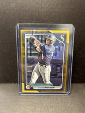 2024 Bowman Prospects Colt Emerson #BP-10 Gold Border /50 (RC) Seattle Mariners