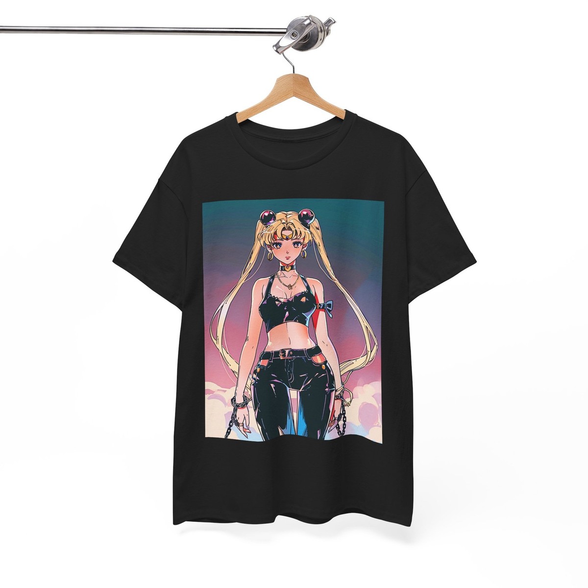 SAILOR DARK GOTH MOON TSHIRT GIFT TEEN MEN WOMEN ART SHIRT METAL