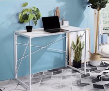 Computer Desk Folding Desk With Metal Frame Space Saving RRP £59.99